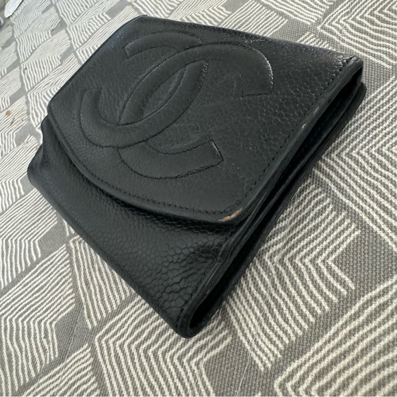 Chanel Vintage Caviar Timeless Compact Wallet - Picture 9 of 10